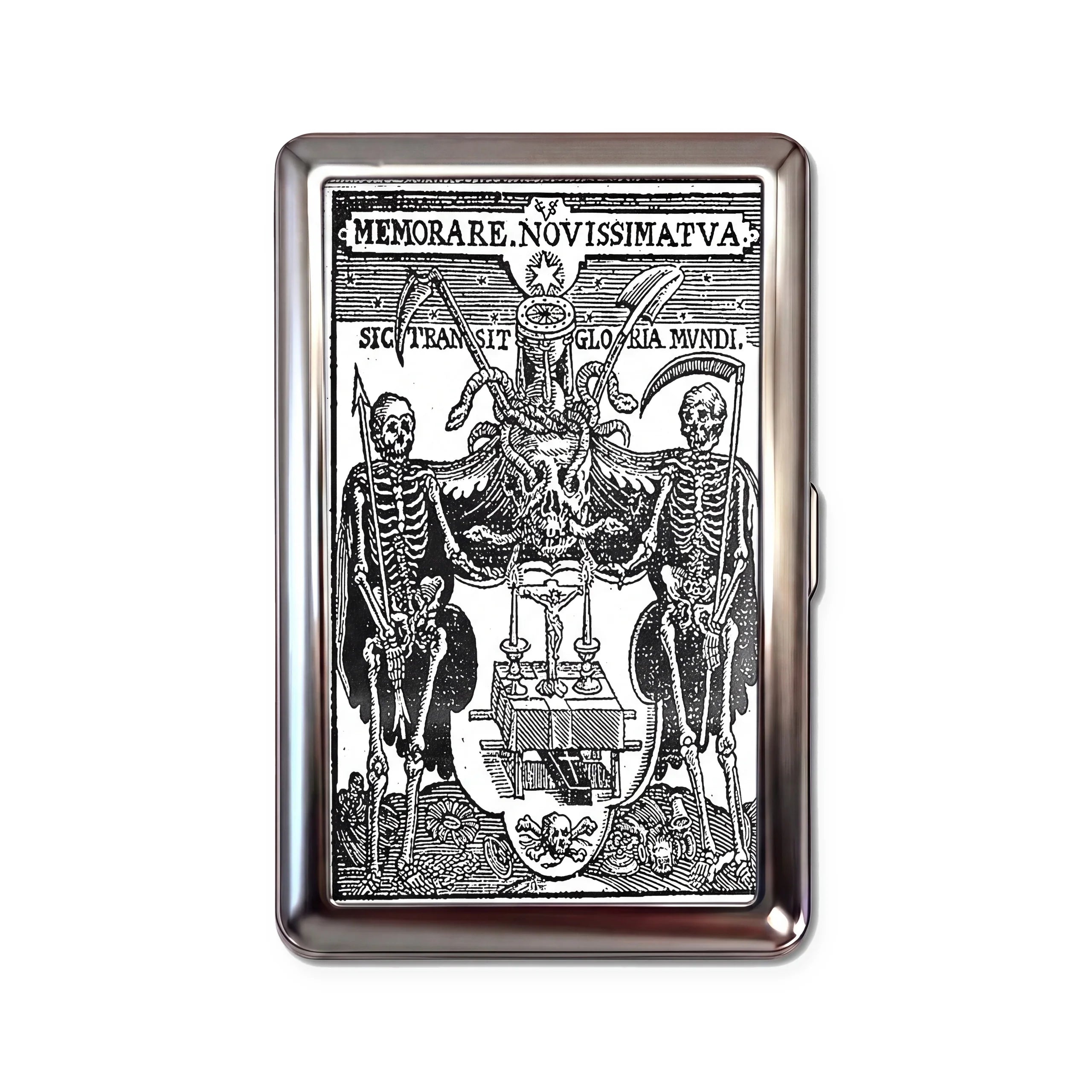Porte-cartes métal
